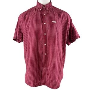 Chaps Ralph Lauren Shirt Men’s 2XL Button Up Short Sleeve Red Plaid (755)